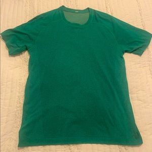 Lululemon Classic Green Metal Vent SS Shirt